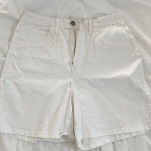 Lee Women's White Denim Shorts